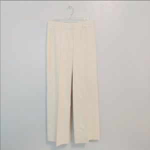 Burberry London wide leg pinstripe cotton pants